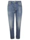 Golden Goose Golden Happy Stone Washed Jeans In Blue
