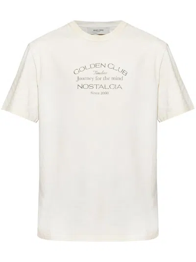 Golden Goose Slogan-print T-shirt In White
