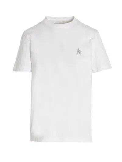 Golden Goose Cotton Crew-neck T-shirt In White