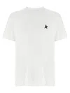 Golden Goose Regular-fit T-shirt With Minimalist Star Emblem In White