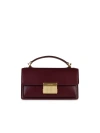 Golden Goose Small Venezia Beige Palmellata Leather Bag In Black