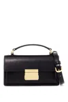 Golden Goose Small Venezia Black Palmellata Leather Bag In Black