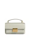 Golden Goose Venezia Small Flap Leather Crossbody Bag In Grau