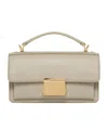 Golden Goose Venezia Small Lizard-embossed Leather Crossbody Bag In Nude