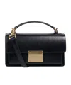Golden Goose 'venezia' Black Hangbag With Adjustable And Removable Shoulder Strap And Clasp Closure In Black