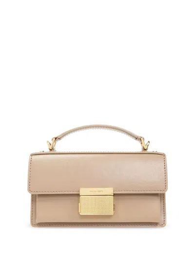 Golden Goose Venezia Leather Mini Crossbody Bag In Beige