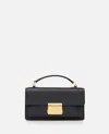 Golden Goose Calf Leather Venezia Tote Bag In Black