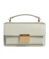 Golden Goose Venezia Small Flap Leather Crossbody Bag In White