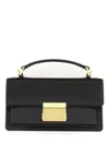 Golden Goose Venice Small Bag In Black Palmellate Leather And Gold Details