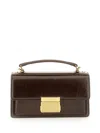 Golden Goose Rectangular Top Handle Shoulder Bags In Brown