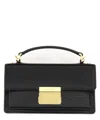 Golden Goose 'venezia' Black Hangbag With Adjustable And Removable Shoulder Strap And Clasp Closure In Black