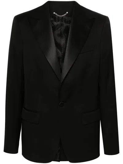 Golden Goose Single Breasted Tailored Blazer In Black
