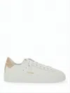 Golden Goose Smooth Leather Low-top Sneakers With Tonal Star Accents In White