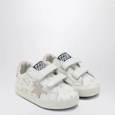 Golden Goose The Attico Black Flat Shoes In White