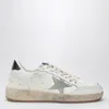 Golden Goose Deluxe Brand White Low Top Sneakers With Star Patch