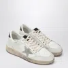 Golden Goose Deluxe Brand White Low Top Sneakers With Star Patch