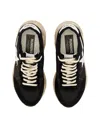 Golden Goose Star-patch Lace-up Sneakers In Black