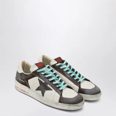 GOLDEN GOOSE GOLDEN GOOSE SNEAKER STARDAN WHITE/BROWN MEN