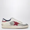 Golden Goose Stardan Leather And Net Upper Suede Toe And Star Laminated Heel Sneakers White