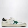 Golden Goose Stardan Leather Sneakers In White