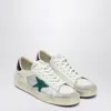 Golden Goose Stardan Sneakers In White Leather And Fabric In White