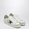 Golden Goose Stardan Leather Sneakers In White