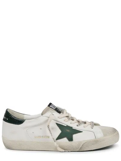 Golden Goose Super Star Nappa Sneakers For Men In White
