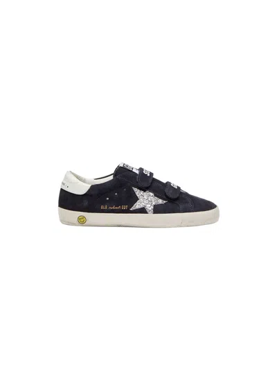 Golden Goose Sneaker With Logo In Black