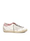 Golden Goose Super-star Used-effect Leather Sneakers With Suede Profiles