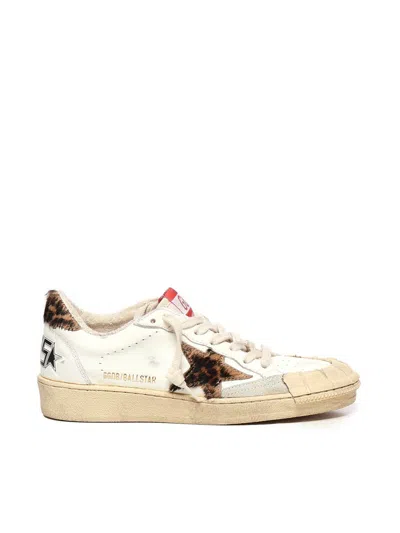 Golden Goose Sneakers In Yellow Cream