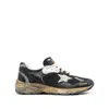 Golden Goose Men Running Dad Net And Nappa Upper Suede Star In Multi