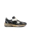 Golden Goose Men Running Dad Net And Nappa Upper Suede Star In Multi