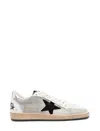 Golden Goose Deluxe Brand Men Ball Star Double Quarter Low-top Leather Sneakers With Used Effect In Neutral