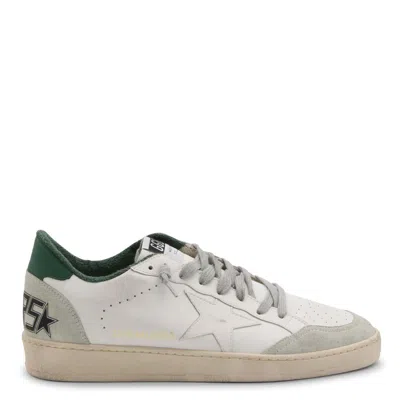 GOLDEN GOOSE GOLDEN GOOSE WHITE LEATHER BALL-STAR SNEAKERS