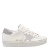 Golden Goose Sneakers Hi Star Classic In Pelle Bianca Donna In Multi