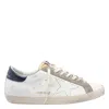 Golden Goose Distressed Leather Low Top Sneakers In Neutral