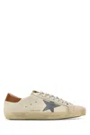 Golden Goose Deluxe Brand Men Super-star Classic With List Leather Sneakers In Neutral