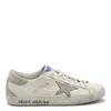 Golden Goose Super-star Nappa Upper Nabuk Star Suede Tongue Heel And Spur In White