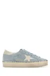 Golden Goose Leather Star Patch Sneakers In Blue