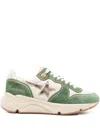 Golden Goose Low Top Sneakers With Mesh And Suede