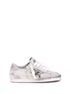 Golden Goose Vintage-inspired Distressed Sneakers With Prominent Star Detail