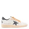 Golden Goose Ballstar Suede Upper Toe Tongue And Spur Leather Star And Heel Sneakers Black