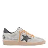 Golden Goose Ballstar Suede Upper Toe Tongue And Spur Leather Star And Heel Sneakers Black