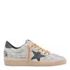 Golden Goose Ballstar Suede Upper Toe Tongue And Spur Leather Star And Heel Sneakers Black