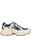 Golden Goose Leather Trainers With Mesh Panels In Multi