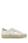 Golden Goose Hi Star Sneakers In White Leather