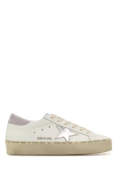 GOLDEN GOOSE GOLDEN GOOSE DELUXE BRAND WHITE HI STAR SNEAKERS