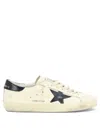 Golden Goose Superstar Sneakers In Beige Leather In Multi