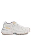 Golden Goose Lightstar Net Leather And Suede Upper Tpu Star Net Heel And Spur In White