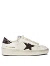 Golden Goose White Stardan Leather Sneakers In White